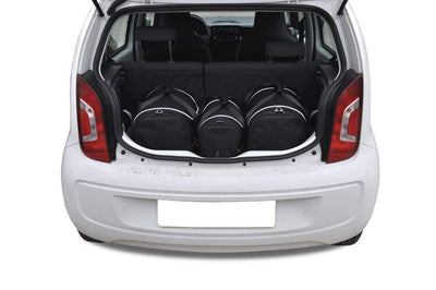 Kjust Reistassenset voor Volkswagen Up! 3-deurs 2011-2020 - Set van 3 Tassen met 2 Sporttassen en 1 Vliegtuigtas