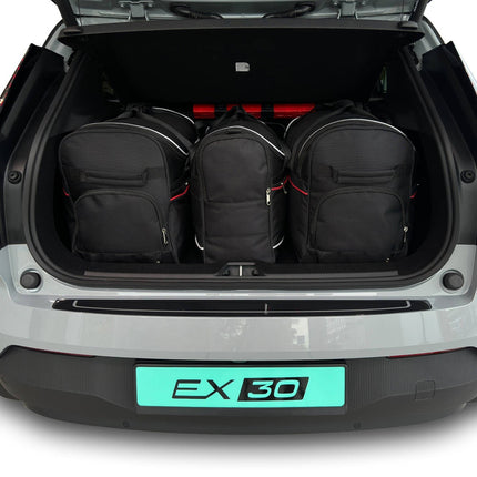 Kjust Kjust Reistassenset voor Volvo EX30 vanaf 2023 - Set van 3 Tassen met 2 Roltassen en 1 Vliegtuigtas Harvest Automotive 1
