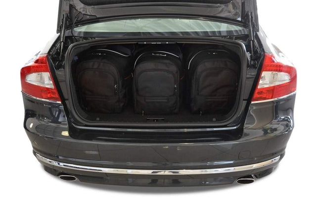 Kjust Kjust Reistassenset voor Volvo S80 Sedan 2006-2016 - Set van 5 Tassen met 3 Roltassen en 2 Vliegtuigtassen Harvest Automotive 2