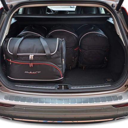 Kjust Kjust Reistassenset voor Volvo V60 Cross Country vanaf 2018 - Set van 5 Tassen met 3 Roltassen en 2 Vliegtuigtassen Harvest Automotive 2