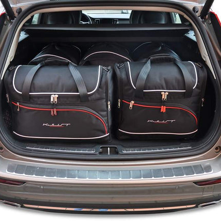 Kjust Kjust Reistassenset voor Volvo V60 stationwagen vanaf 2018 - Set van 5 Tassen met 3 Roltassen en 2 Vliegtuigtassen Harvest Automotive 1