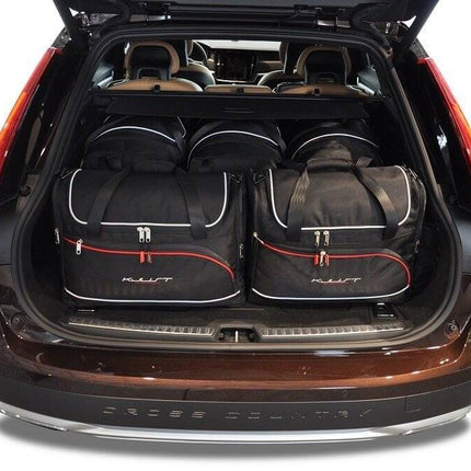 Kjust Kjust Reistassenset voor Volvo V90 Cross Country 2017-2022 - Set van 5 Tassen met 3 Roltassen en 2 Vliegtuigtassen Harvest Automotive 1
