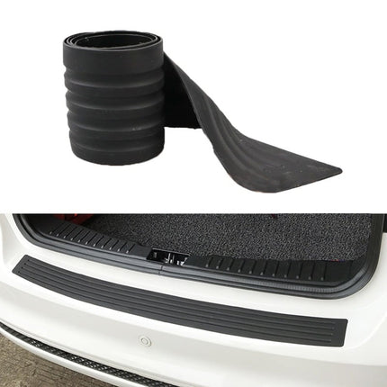 VCTparts Kofferbak Lijst Achterbumper Beschermstrip - Krasbestendig Rubber Dorpelplaat 90 cm - Zelfklevend met 3M Tape NORGOS 7