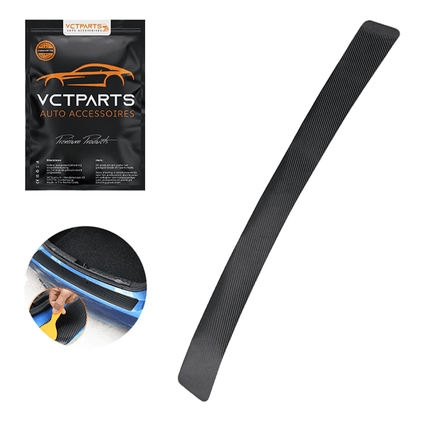 Kofferbak Lijst Achterbumper Carbon Sticker Kras Bescherming - 104cm - VCTparts.nl