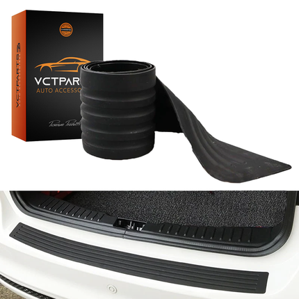 Kofferbak Lijst Achterbumper Beschermstrip - Krasbestendig Rubber Dorpelplaat 104 cm - Zelfklevend met 3M Tape - VCTparts.nl
