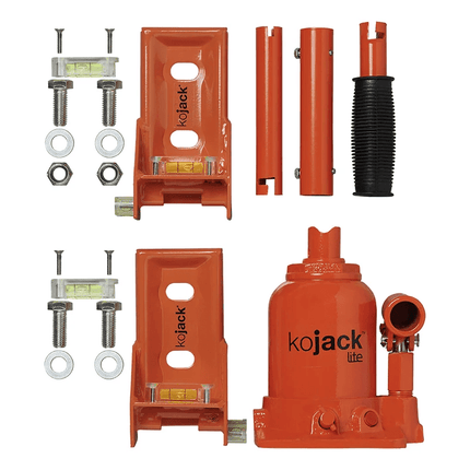 KoJack KoJack Hydraulische Caravankrik 2000kg met Waterpas - Sterke en Betrouwbare Krik voor Caravan en Aanhanger PAT Europe 3
