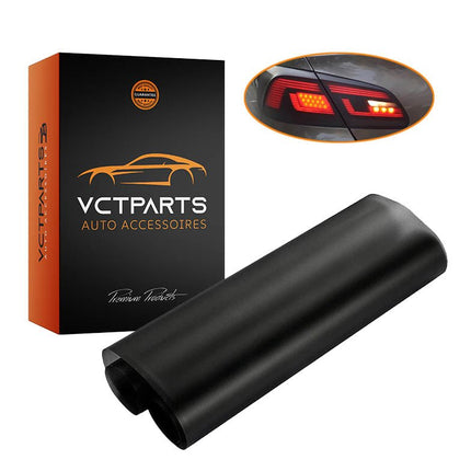 VCTparts Smoke Tint Vinyl Folie Mat Zwart voor Koplamp en Achterlicht 30x60cm – Zelfklevend en Weerbestendig NORGOS 1