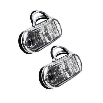 LED -Seitenmarkierungslichter Warnsignal - Weiß (Set) [Markierungslicht - Dangerlight - VoorLicht - Richtungsanzeige]