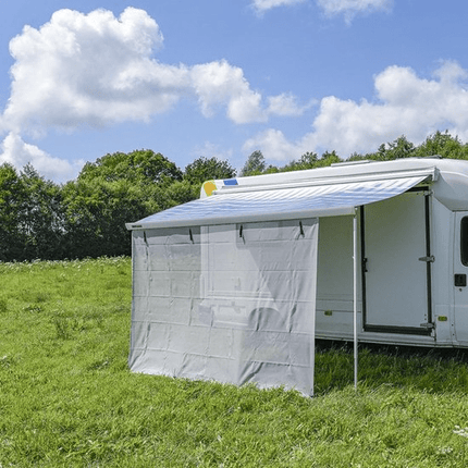 VCTparts Lichtgrijze Luifel Zonwering 380x200cm - UV - bescherming en Windscherm voor Kamperen en Camper VCTparts 2