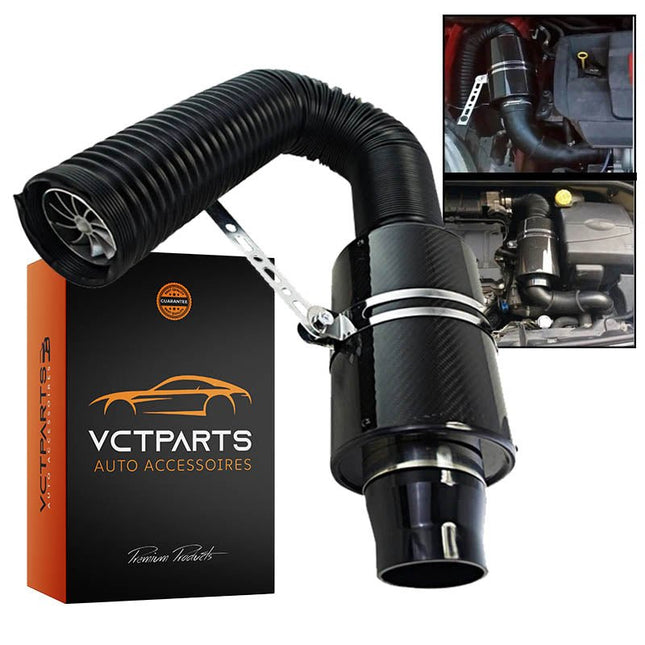 VCTparts Luchtinlaat met Fan – Universele Racing Carbon Fiber Koude Luchtinlaatkit - Cold Air Intake NORGOS 1