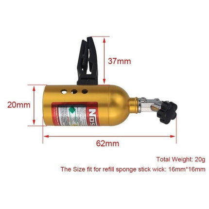 VCTparts Luchtverfrisser Nitro NOS fles - Aluminium NORGOS 4