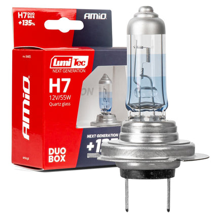 LumiTec Next Gen Halogeenlampen H7 12V 55W +135% Lichtopbrengst – DUO Set Auto Koplampverlichting ECE Goedgekeurd - VCTparts.nl