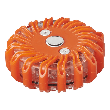 Magnetische Waarschuwings - disk 16LED Oranje - VCTparts.nl