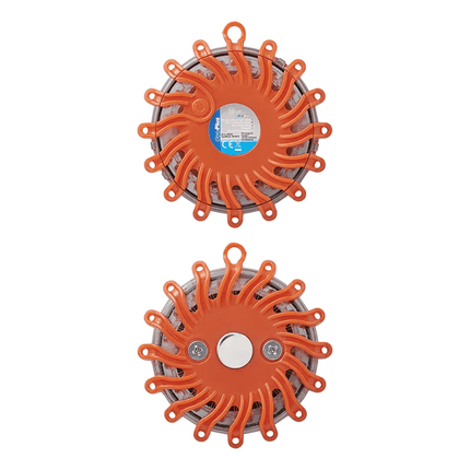 Magnetische Waarschuwings - disk 16LED Oranje - VCTparts.nl