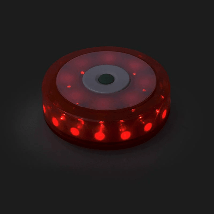 VCTparts Magnetische Waarschuwings - disk schijf 16+8 LED Oranje VCTparts 5