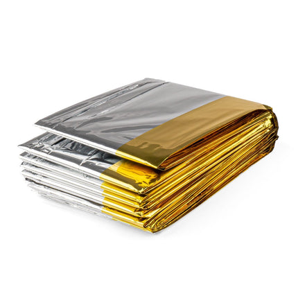 Mercator SafeLINE Mercator SafeLINE Reddingsdeken 160x210 cm – Thermische Nooddeken voor Auto EHBO en Noodsituaties Warmtedeken AMiO 1