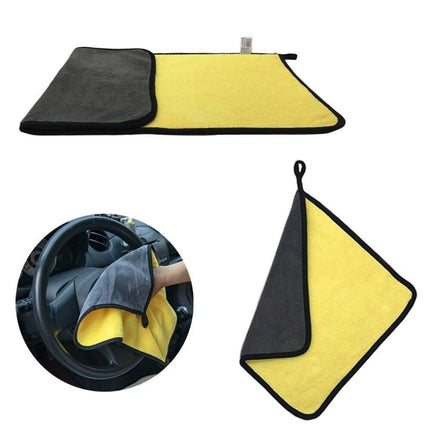 VCTparts Microvezel Was & Schoonmaakdoek Geel - Auto Detailing [ Droogdoek - Autodoek] NORGOS 1