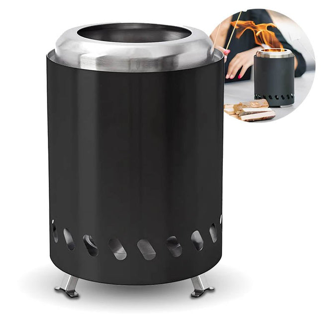 Mini Pelletkachel Vuurkorf Rookvrij Tafelmodel – Compacte en Gezellige Warmteoplossing - VCTparts.nl