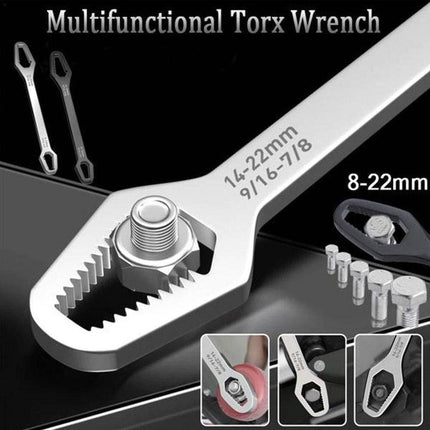 VCTparts Multifunctionele Tweekoppige Moersleutel Steeksleutel 3 - 17mm zwart [Gereedschap - Meerzijdig - Universeel - Multi steek] NORGOS 6