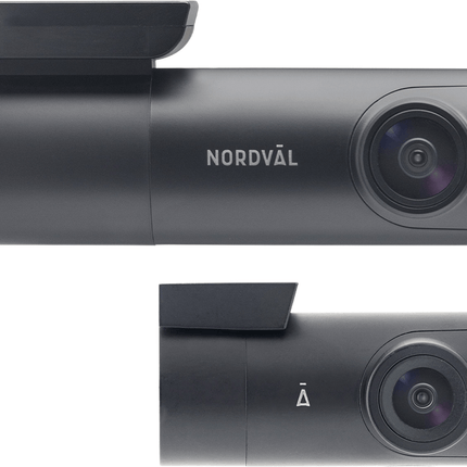 Nordval Nordväl DC102 2CH Dashcam 4K GPS Wi-Fi 64GB Video Recorder Zwart - VCTparts.nl