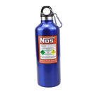 NOS Nitro Stikstof Drink Fles Aluminium Blauw 500 ml - Drinkfles voor onderweg - VCTparts.nl