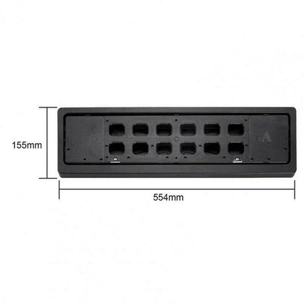 VCTparts Nummerplaat / Kenteken Verberger Flipper Systeem met Afstandsbediening [License Plate - Omdraaien] NORGOS 5