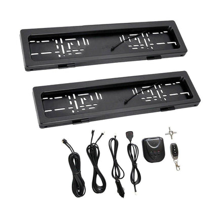 VCTparts Nummerplaat / Kenteken Verberger Gordijn [Kentekenplaat Frame Houder] NORGOS 4