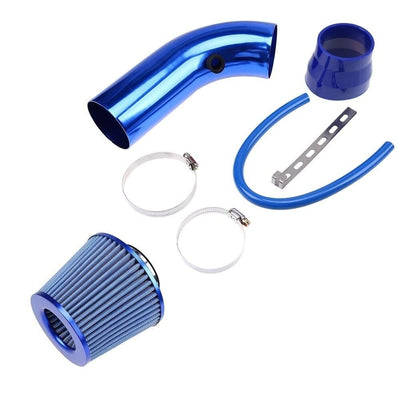Open -Luft -Filter mit Einlassrohr -Set Blau - Sportfilter mit kalter Lufteinlass
