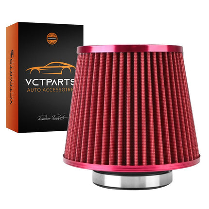 VCTparts Open Luchtfilter Rood Sport Filter met Cold Air Intake – Sportfilter en Powerfilter voor Meer Vermogen NORGOS 1