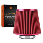 VCTparts Open Luchtfilter Rood Sport Filter met Cold Air Intake – Sportfilter en Powerfilter voor Meer Vermogen NORGOS 1