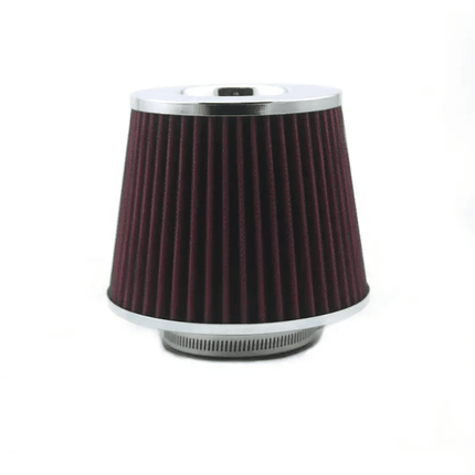 VCTparts Open Luchtfilter Zwart Zilver - Sport Filter met Cold air intake [sportfilter powerfilter universeel] NORGOS 3