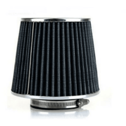 VCTparts Open Luchtfilter Zwart Zilver - Sport Filter met Cold air intake [sportfilter powerfilter universeel] NORGOS 1