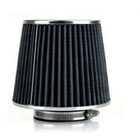 VCTparts Open Luchtfilter Zwart Zilver - Sport Filter met Cold air intake [sportfilter powerfilter universeel] NORGOS 1