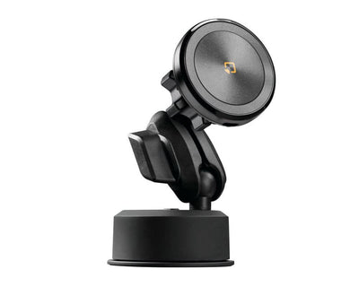 Optiline Magnetic Telefonhalter mit 15 -W -drahtloser Beladung und selbstadhäsivem Saugnapf - Magsafe kompatibel - Schwarz