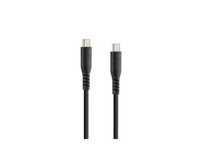 Optilin-Silikonbeladung und Synchronisationskabel USB-C bis USB-C 20 cm verstärkt