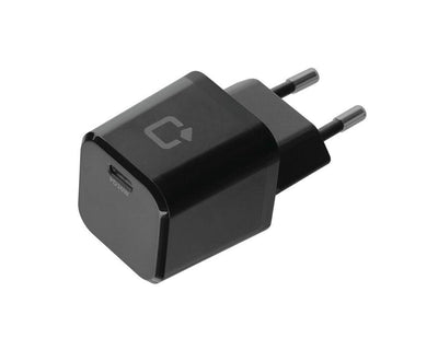 Optiline Home Loader USB-C 30W 110/230 V-Ultra Compact Design Snellumer-Black