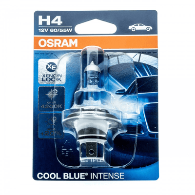 Osram 64193CBI H4 Auto Lampe Dimlich 60/55W coole blaue intensive Scheinwerfereis Eisblau