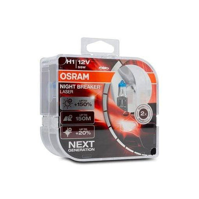 Osram H1 Night Breaker Laser 150% 3500K Halogen 55W (Set)