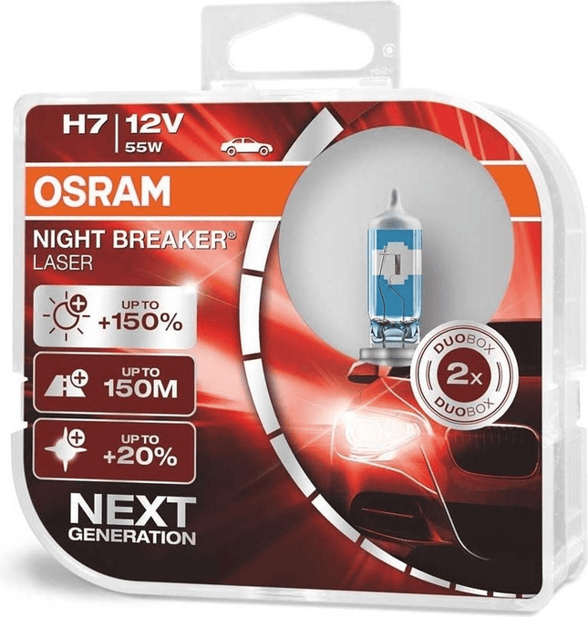 Osram Osram H7 Night Breaker Laser 150% 3500K Halogeen Einparts 6