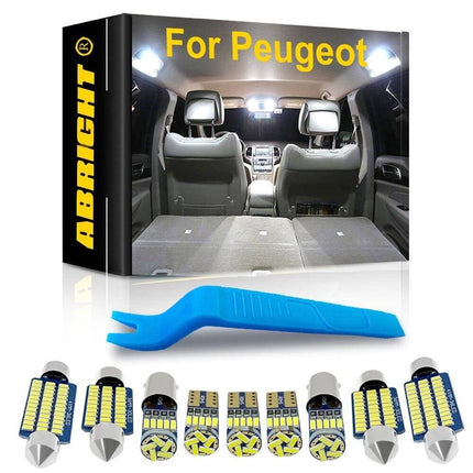 VCTparts Peugeot 206 1998 - 2008 Interieur Verlichting Canbus led Wit 6000K NORGOS 7