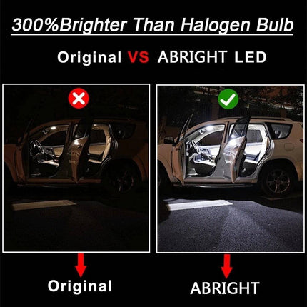 VCTparts Peugeot 206 1998 - 2008 Interieur Verlichting Canbus led Wit 6000K NORGOS 3