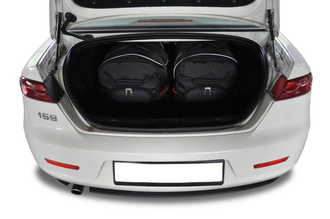 Kjust Reistassenset voor Alfa Romeo 159 Sedan 2006-2012 - Set van 4 Tassen met 2 Roltassen en 2 Sporttassen