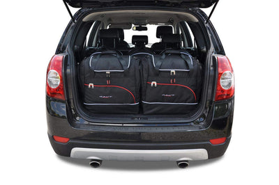 Kjust Reistassenset voor Chevrolet Captiva 2006-2016 - Set van 5 Tassen met 3 Roltassen en 2 Sporttassen