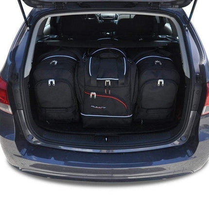 Kjust Reistassenset voor Chevrolet Cruze stationwagen 2012-2016 - Set van 4 Tassen met 2 Roltassen en 2 Sporttassen