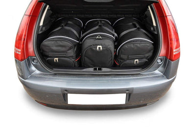 Kjust Reistassenset voor Citroen C4 5-deurs 2004-2010 - Set van 3 Tassen met 2 Roltassen en 1 Sporttas