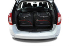 Kjust Reistassenset voor Dacia Logan van 2008-2013 - Set van 5 Tassen met 3 Roltassen en 2 Sporttassen
