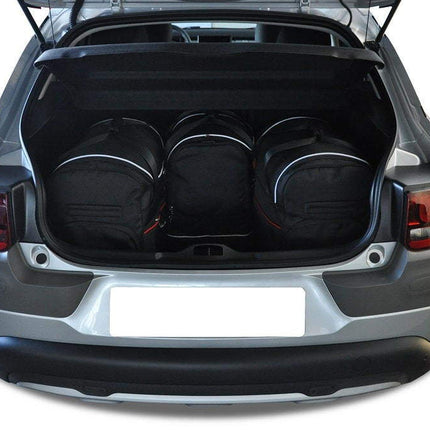 Kjust Reistassenset voor Citroen C4 Cactus 2014-2017 - Set van 4 Tassen met 2 Roltassen en 2 Sporttassen