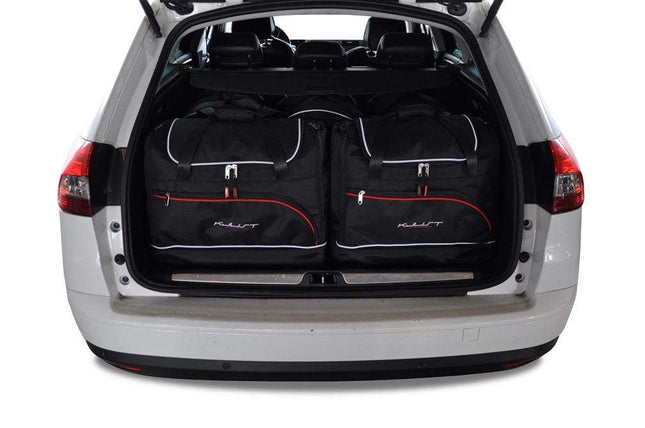 Kjust Reistassenset voor Citroen C5 Tourer stationwagen 2008-2018 - Set van 5 Tassen met 3 Roltassen en 2 Sporttassen