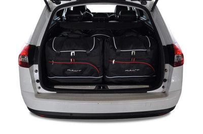 Kjust Reistassenset voor Citroen C5 Tourer stationwagen 2008-2018 - Set van 5 Tassen met 3 Roltassen en 2 Sporttassen