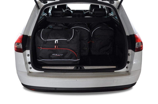 Kjust Reistassenset voor Citroen C5 Tourer stationwagen 2008-2018 - Set van 5 Tassen met 3 Roltassen en 2 Sporttassen